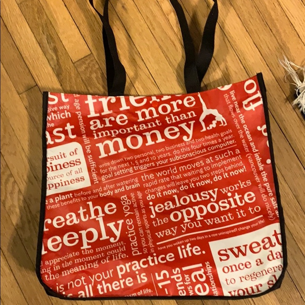 Lululemon vintage reusable bag